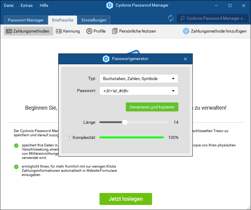 Cyclonis Password Manager