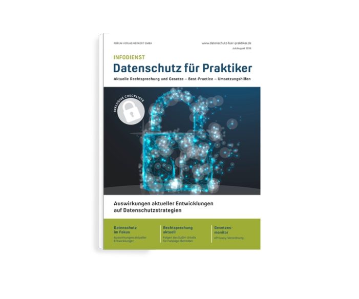 Im Datenschutzrecht auf dem Laufenden bleiben: Neuer Infodienst Datenschutz für Praktiker Im Datenschutzrecht auf dem Laufenden bleiben: Neuer Infodienst Datenschutz für Praktiker