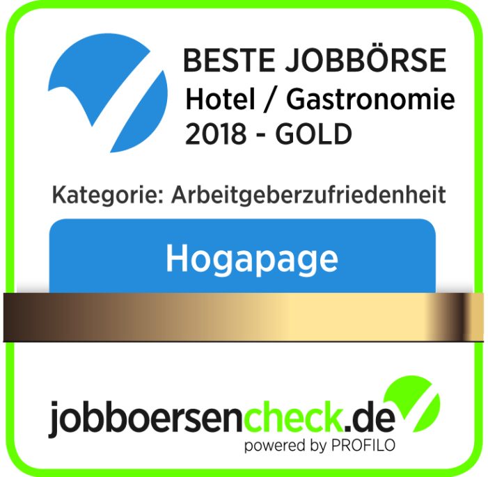 HOGAPAGE zur besten Jobbörse des Gastgewerbes 2018 gewählt HOGAPAGE zur besten Jobbörse des Gastgewerbes 2018 gewählt