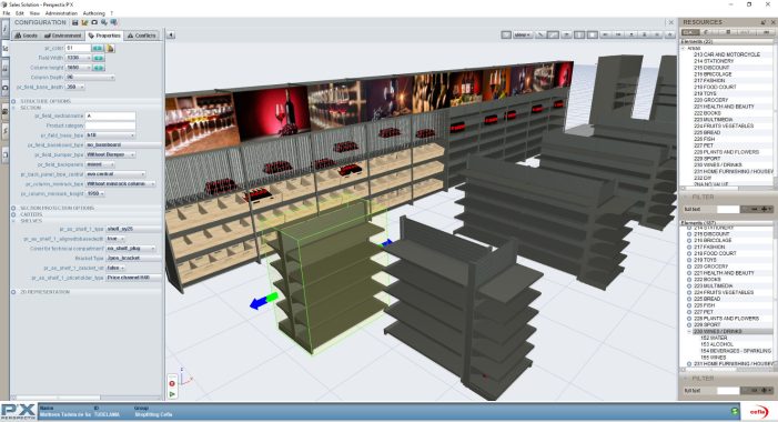 Cefla Shopfitting bietet Ladeneinrichtungen mit Software von Perspectix an Cefla Shopfitting bietet Ladeneinrichtungen mit Software von Perspectix an