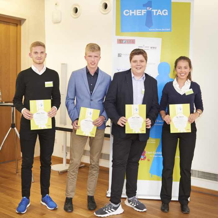 Schüler auf dem Sprung ins Top-Management