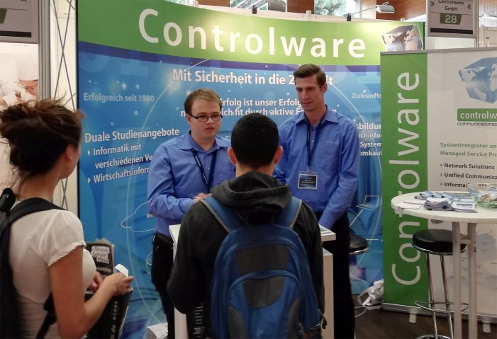 Rückblick: Controlware auf der Stuzubi 2018 in Frankfurt/Main Rückblick: Controlware auf der Stuzubi 2018 in Frankfurt/Main