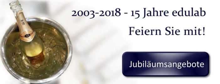 Seminar-Sonderaktion zu 15 Jahre edulab Seminar-Sonderaktion zu 15 Jahre edulab