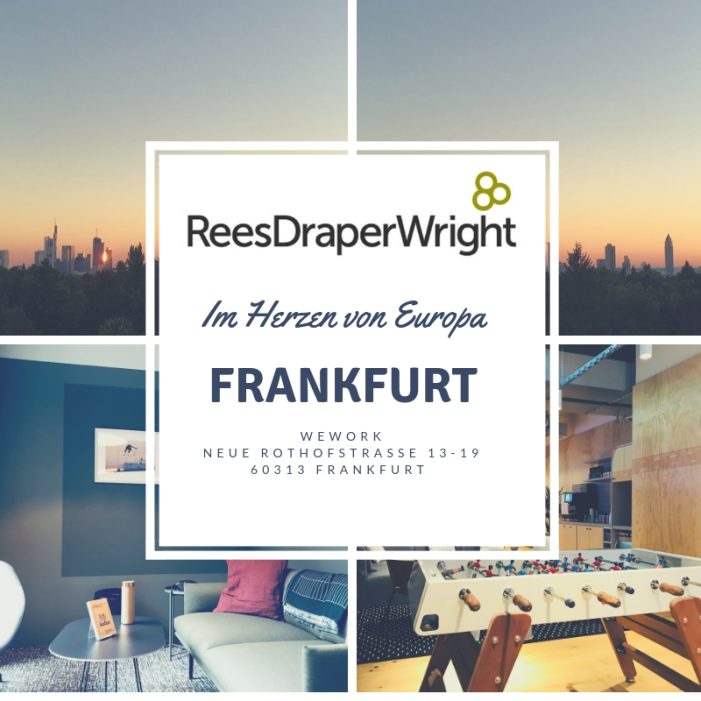 Rees Draper Wright vergrößert das Büro in Frankfurt Rees Draper Wright vergrößert das Büro in Frankfurt