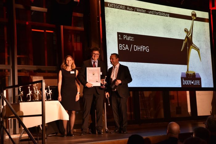Zum 18. Mal in Folge Sieger des body LIFE-Awards