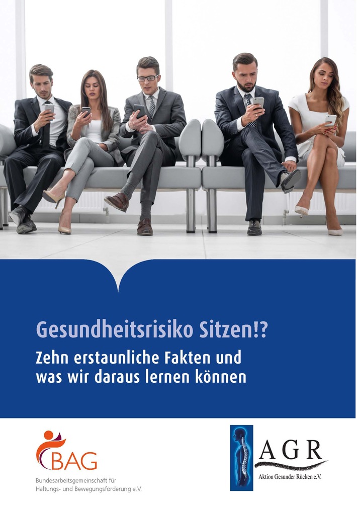 Aktiv Sitzen – so geht–s! / Mit dynamischen Bürostuhlkonzepten gegen Rückenschmerzen – Neue Broschüre informiert über das „Gesundheitsrisiko Sitzen“ (FOTO)