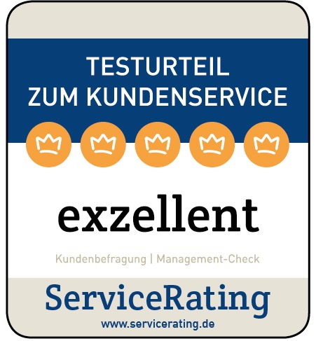 Erneut herausragendes Testurteil der ServiceRating GmbH: Kundenservice der Deutschen Vermögensberatung bleibt „exzellent“ (FOTO)