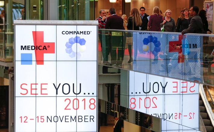 MEDICA 2018 und COMPAMED 2018: Bei ihren weltweiten Nr. 1-Messen laufen Anbieter und ihre Zulieferer zur Höchstform auf (FOTO)