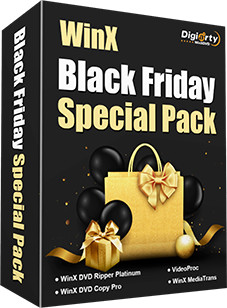 Black Friday Sale 2018 bei WinXDVD mit Rabatten bis zu 75% beginnt