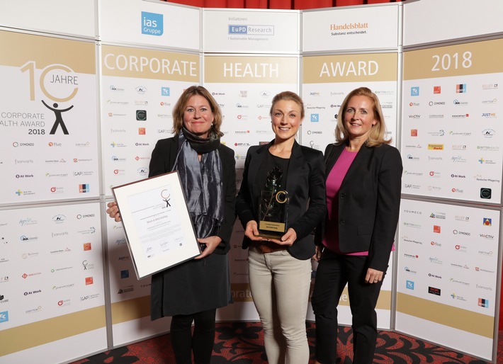 Corporate Health Award für Wort& Bild Verlag / Renommierter Preis für betriebliches Gesundheitsmanagement in der Kategorie „Gesunde Ernährung“ für den Verlag der Apotheken Umschau (FOTO)