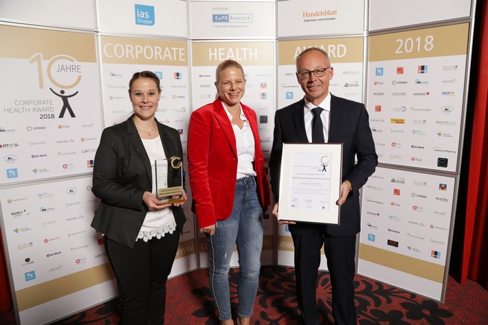 Vorbildliches Gesundheitsmanagement: 1. Platz beim Corporate Health Award für WAGO (FOTO)