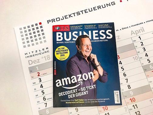 Focus-Business: Hitzler Ingenieure zählt auch jetzt wieder zu den Top-Arbeitgebern des Mittelstandes in Deutschland
