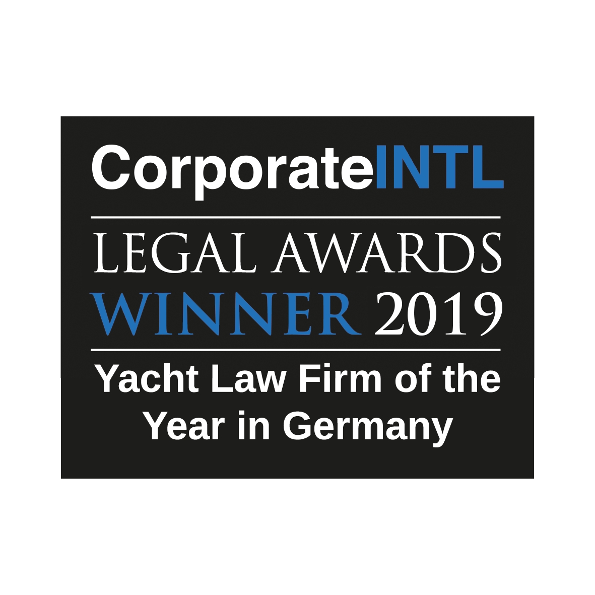 Yacht Law – Law Firm of the Year in Germany 2019