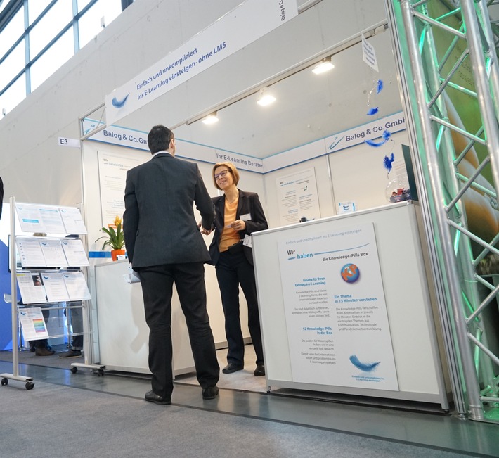 E-Learning kennenlernen – auch ohne LMS / Balog& Co. GmbH informiert auf der Learntec 2019 (FOTO)
