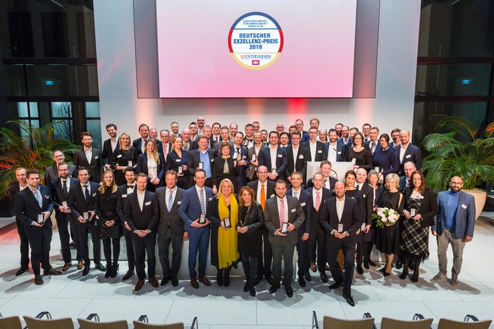 Deutscher Exzellenz-Preis 2019: 63 ausgezeichnete Unternehmen (FOTO)