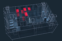 3D Visualisierung der USS-Fitzgerald Havarie mit dem Containerschiff MV ACX Crystal