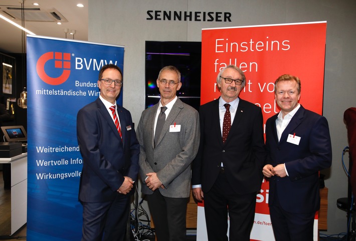 „Mittelstand trifft Wissenschaft – BVMW meets Einstein Stiftung“: Premiere in Berlin mit international führendem Hörforscher Ulrich Müller (FOTO)