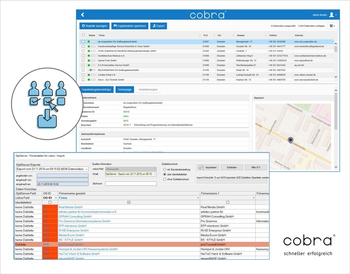 Neukunden-Akquise leicht gemacht: Zielgruppen erschließen und neue Kunden gewinnen direkt in cobra CRM (FOTO)