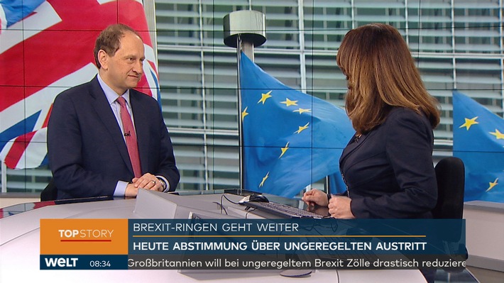 Lambsdorff auf Nachrichtensender WELT: Brexit-Aufschub nur bei zweitem Referendum (FOTO)
