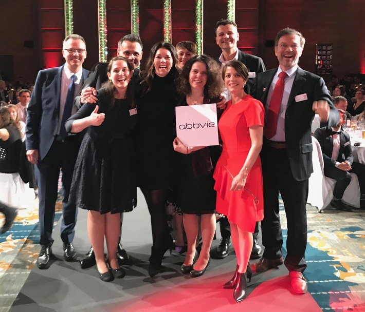 AbbVie belegt Platz 1 beim Wettbewerb „Deutschlands beste Arbeitgeber“ (FOTO)