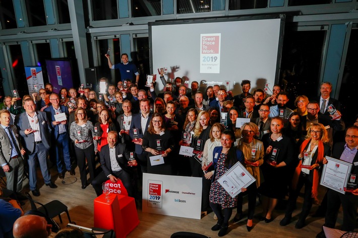 Great Places to Work: Beste Arbeitgeber aus der ITK-Branche ausgezeichnet (FOTO)