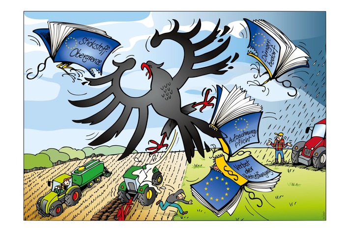 Karikatur zur Düngeverordnung (FOTO)