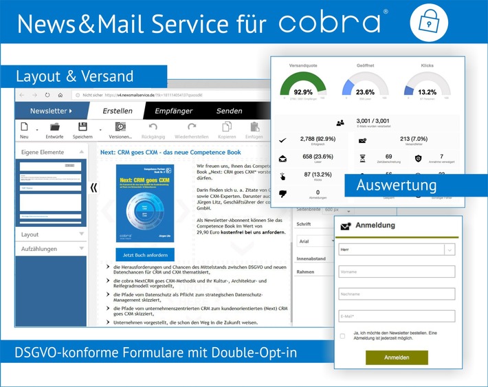 News&Mail Service von cobra / Mit neuen Features alle Potenziale heben (FOTO)