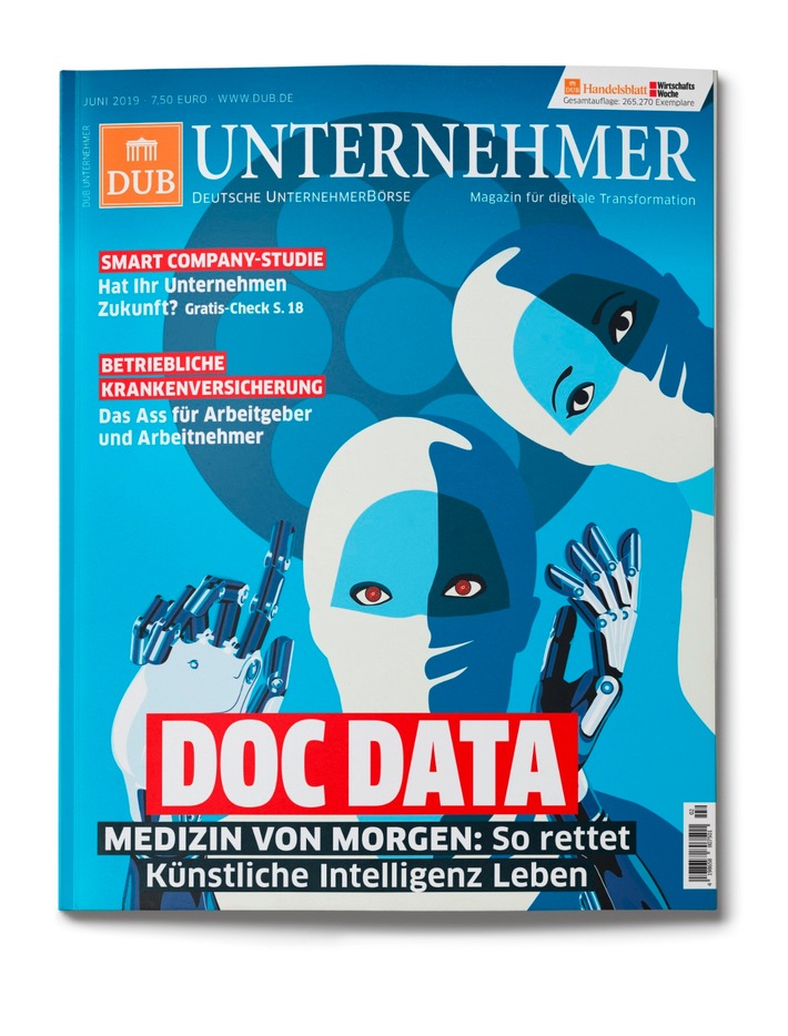 Wenn Daten Leben retten: Wie KI die Medizin revolutioniert /
Auch im Heft: Brigitte Zypries appelliert an den Mittelstand, in Sachen Digitalisierung “ raus aus der Komfortzone“ zu kommen. (FOTO)