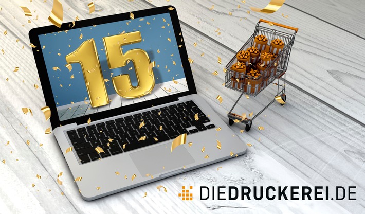 Rekord im Jubiläumsjahr: 3,2 Milliarden Druckprodukte produziert / E-Commerce-Gruppe Onlineprinters feiert „15 Jahre diedruckerei.de“ (FOTO)