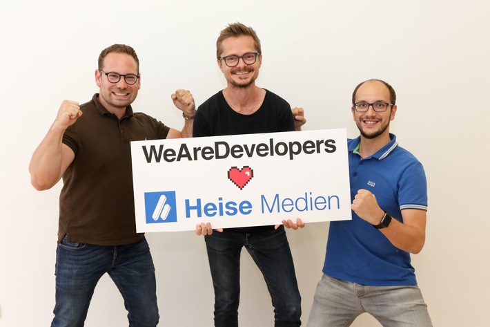 Mehr Power für die Entwickler-Community / Heise steigt bei WeAreDevelopers ein (FOTO)