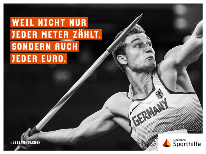 #leistungleben – Sporthilfe-Markenkampagne mit Speerwerfer Thomas Röhler (FOTO)