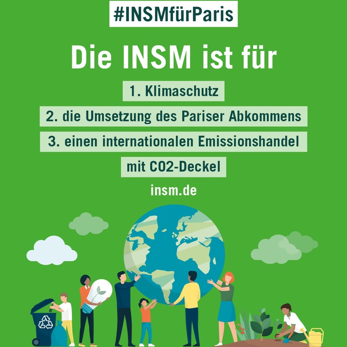 #INSMfürParis / INSM drängt auf wirksamen Klimaschutz (FOTO)