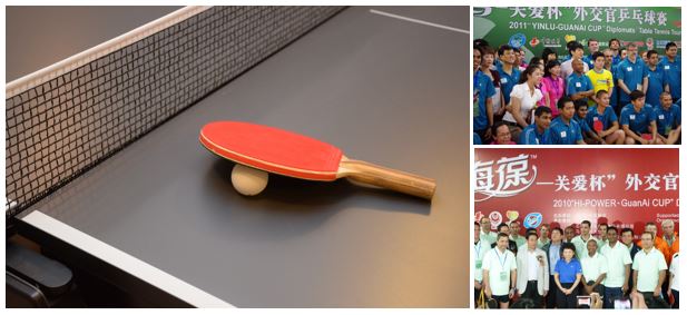 Tischtennis für den Frieden