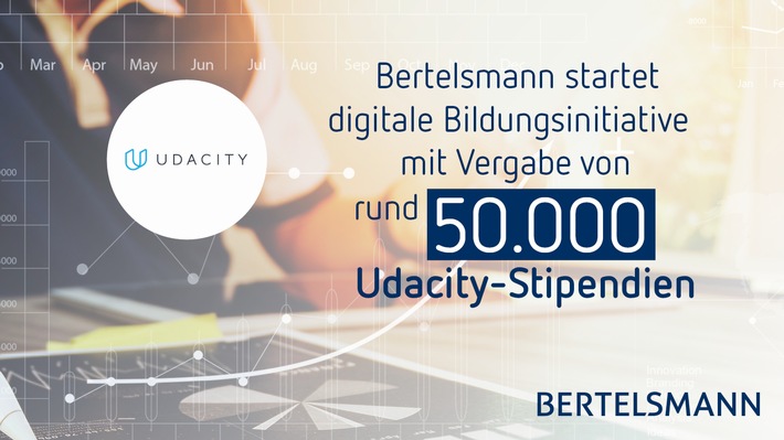 Bertelsmann startet Bewerbungsphase für digitale Stipendien-Initiative mit Udacity (FOTO)