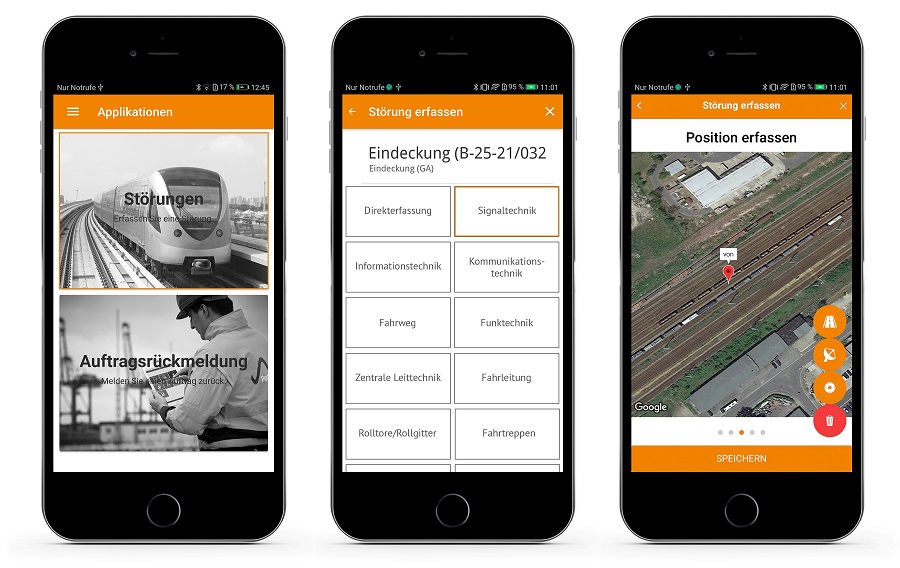Per App instand halten, dokumentieren und Aufträge rückmelden
