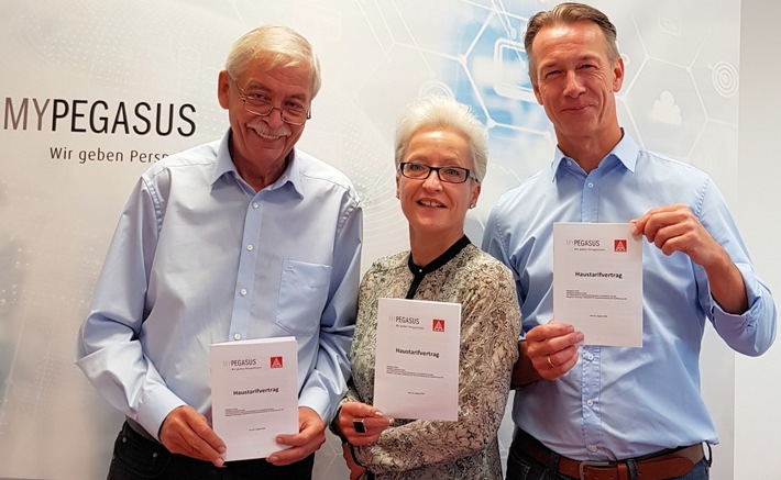 MYPEGASUS: IG Metall schließt bundesweiten Haustarifvertrag ab (FOTO)