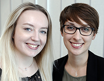 Juliane Burbach und Christina Kohne lernen bei ABConcepts das große Einmaleins des Verpflegungsmanagements