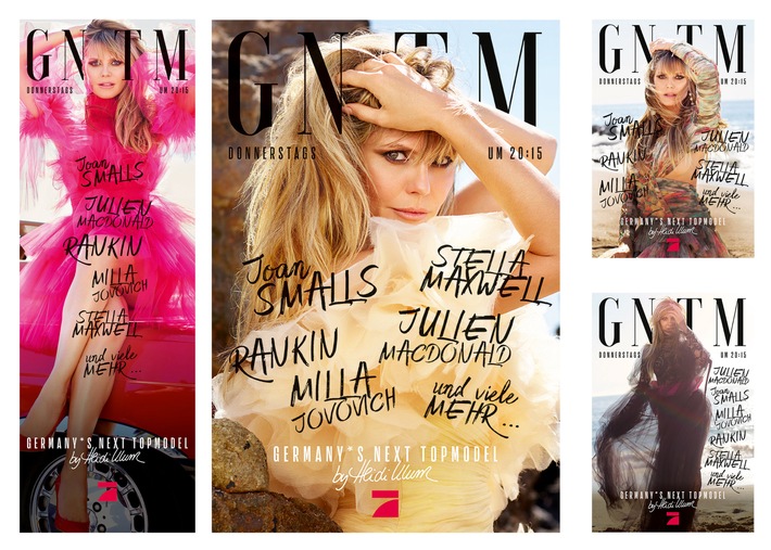 High Fashion hoch vier! Starfotograf Rankin inszeniert Heidi Klum für die aktuelle #GNTM-Kampagne auf vier Motiven (FOTO)