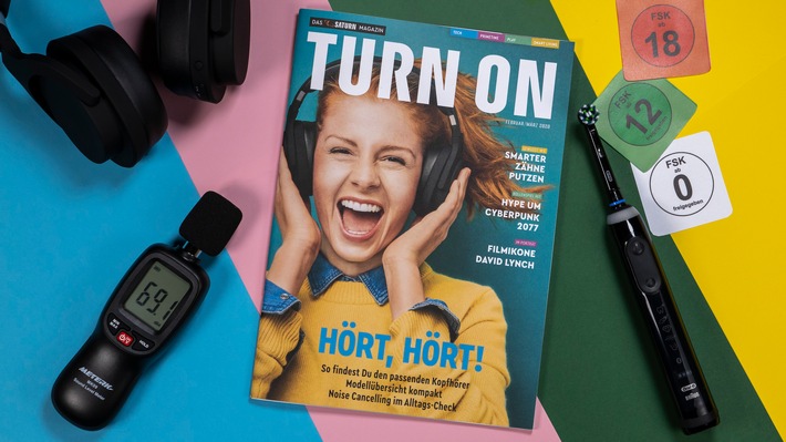 TURN ON – neue Doppel-Power für das SATURN Magazin / Agentur Content Fleet vereint Print- und Webauftritt des Technikhändlers (FOTO)