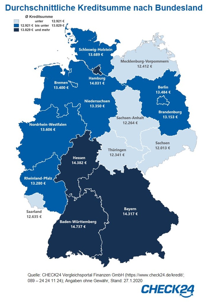 Kredite: Baden-Württemberger leihen sich am meisten Geld, Sachsen am wenigsten (FOTO)