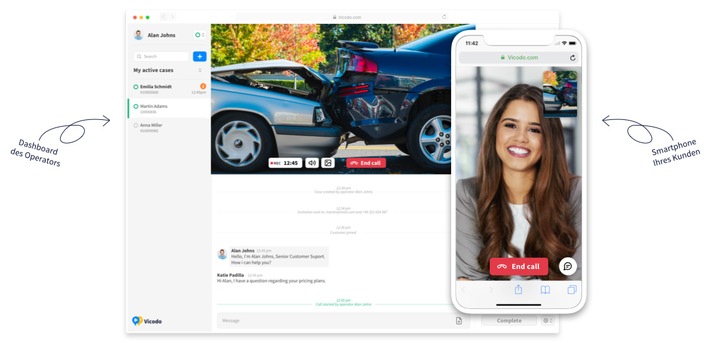 Corona: Live Video Hausbesuche mit Vicodo® Video Technologie kostenlos testen (FOTO)