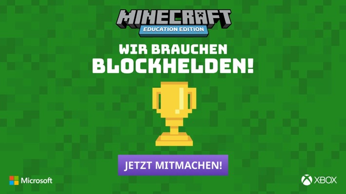 Minecraft Wettbewerb: Microsoft und Code Your Life suchen nach den besten Zukunftsideen (FOTO)