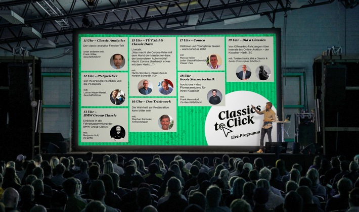 19. Juni startet die Onlinemesse Classics to Click / TV-Star Helge Thomsen (RTL2) zeigt live seine Oldie-Werkstatt (FOTO)