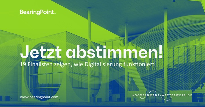 Digitale Verwaltung: Finalisten des 19. eGovernment-Wettbewerbs zeigen wie es geht / Bürger-Meinung per Online-Voting ist gefragt (FOTO)