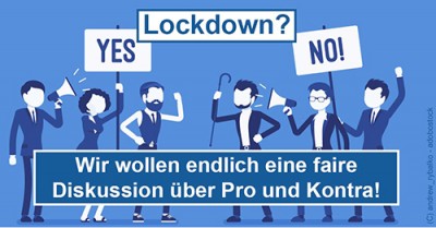 Hans Tolzin: Einberufung einer „Expertenkommission“ mit Befürwortern und Kritikern des bundesweiten Coronavirus-Lockdowns vom 12.04.2020