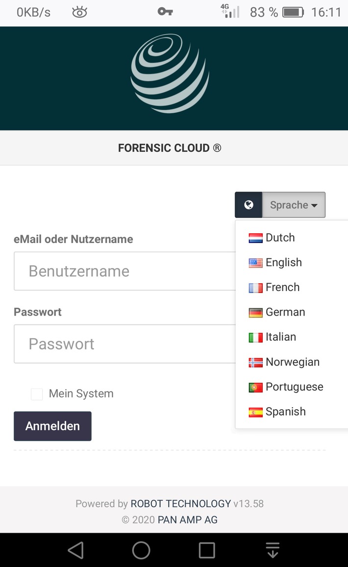 PAN AMP erweitert die FORENSIC CLOUD zum Next Generation Cloud Services (FOTO)