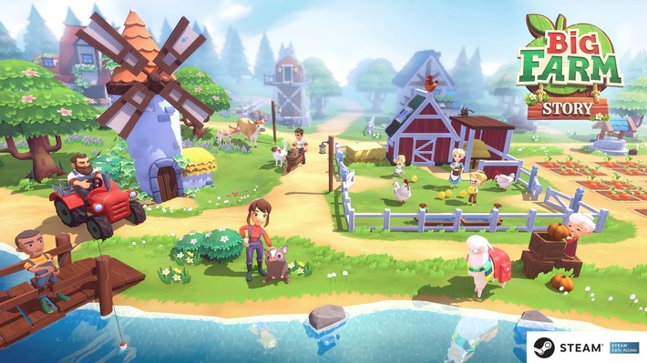 Big Farm Story, die spaßige Mischung aus Lebenssimulation und Farmspiel mit Rollenspielelementen von Goodgame Studios, ist ab sofort zum Download auf Steam für 19,99 Euro verfügbar (FOTO)
