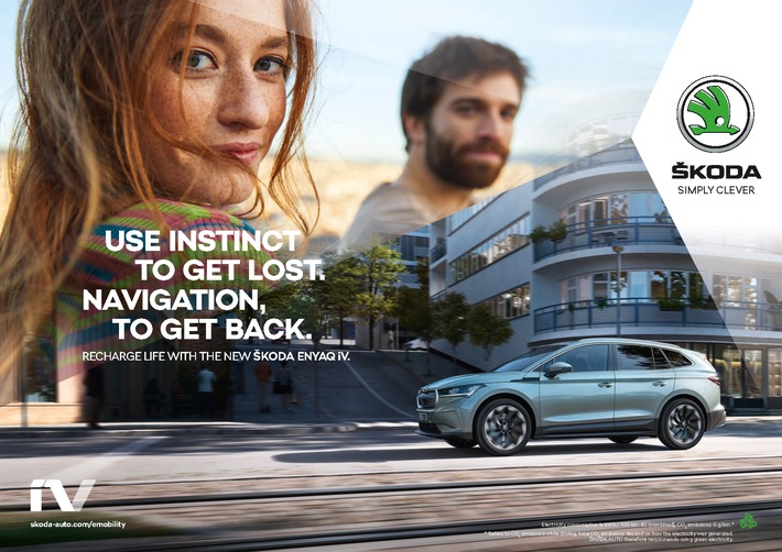 Mobilität, die berührt: SKODA startet globale Kampagne zur E-Mobilitäts-Submarke iV (FOTO)