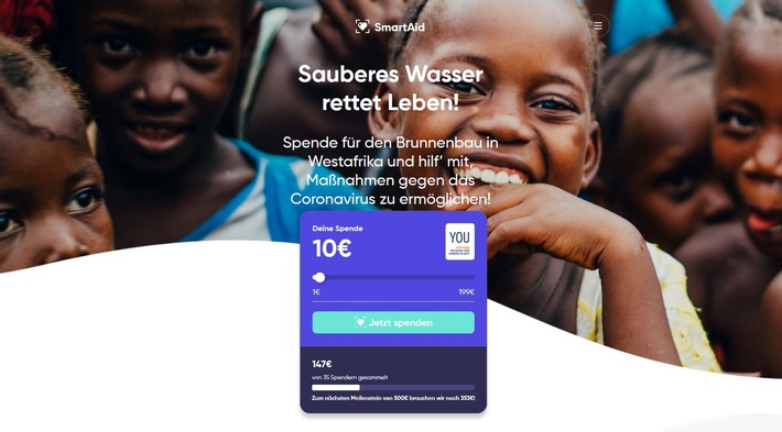 YOU Stiftung und Datarella bringen die erste Blockchain-basierte Spenden-App auf den Markt (FOTO)