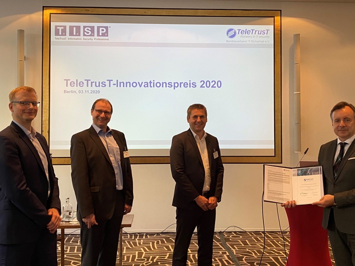 infodas SDoT-Produktfamilie mit TeleTrusT-Innovationspreis 2020 für herausragende IT-Sicherheitsprodukte ausgezeichnet (FOTO)